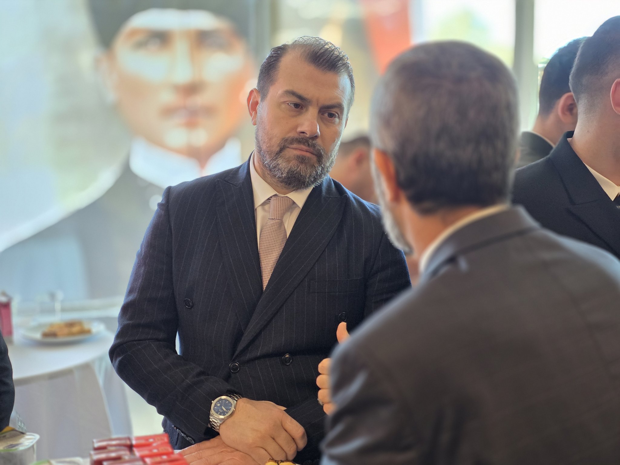 Tuzla Kaymakamlığımız tarafından düzenlenen 29 Ekim Cumhuriyet Bayramı Tebrik Kabul Programına Katıldık